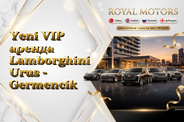 Yeni VIP аренда Lamborghini Urus - Germencik