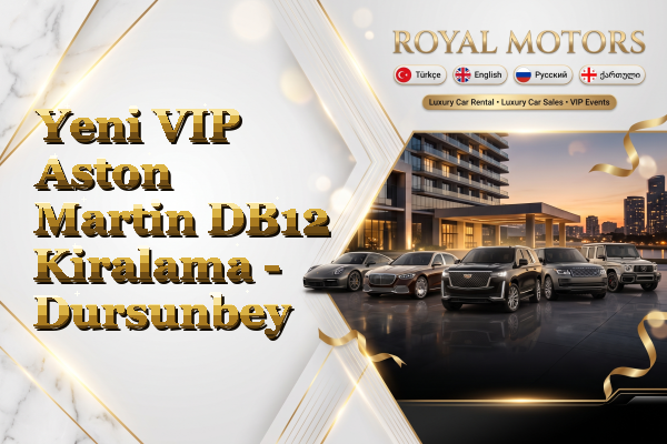Yeni VIP Aston Martin DB12 Kiralama - Dursunbey