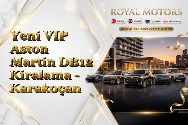 Yeni VIP Aston Martin DB12 Kiralama - Karakoçan