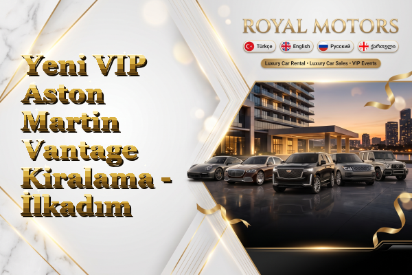 Yeni VIP Aston Martin Vantage Kiralama - İlkadım