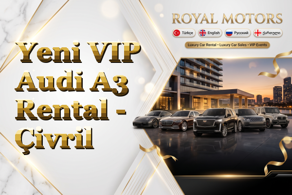 Yeni VIP Audi A3 Rental - Çivril