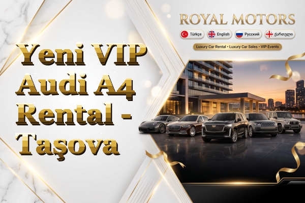 Yeni VIP Audi A4 Rental - Taşova