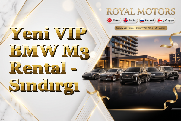 Yeni VIP BMW M3 Rental - Sındırgı