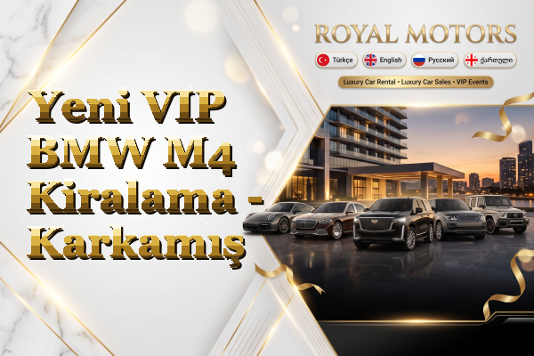 Yeni VIP BMW M4 Kiralama - Karkamış