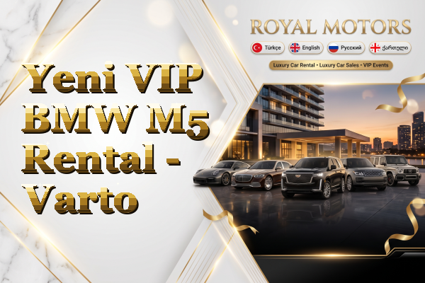 Yeni VIP BMW M5 Rental - Varto