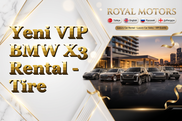 Yeni VIP BMW X3 Rental - Tire