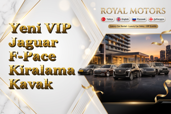 Yeni VIP Jaguar F-Pace Kiralama - Kavak