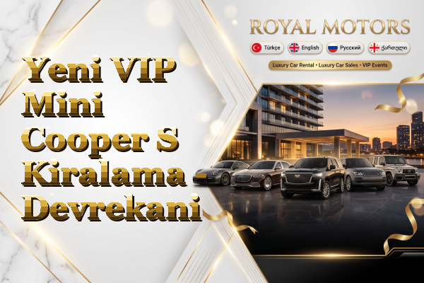 Yeni VIP Mini Cooper S Kiralama - Devrekani