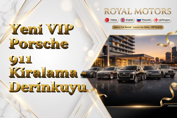 Yeni VIP Porsche 911 Kiralama - Derinkuyu