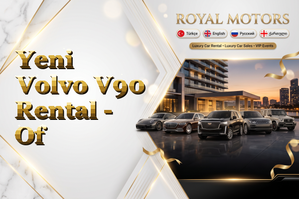 Yeni Volvo V90 Rental - Of