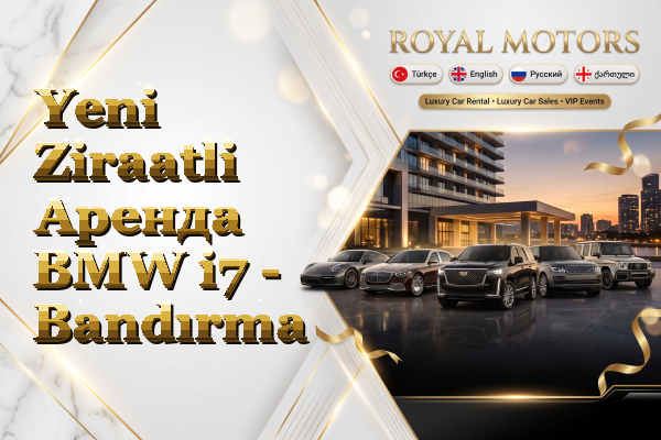 Yeni Ziraatli Аренда BMW i7 - Bandırma