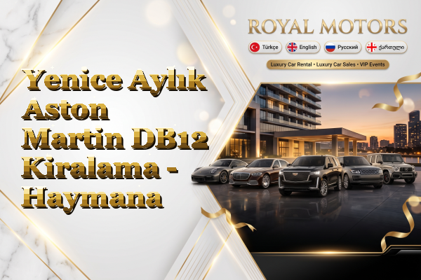 Yenice Aylık Aston Martin DB12 Kiralama - Haymana