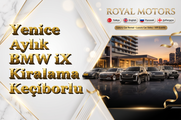 Yenice Aylık BMW iX Kiralama - Keçiborlu