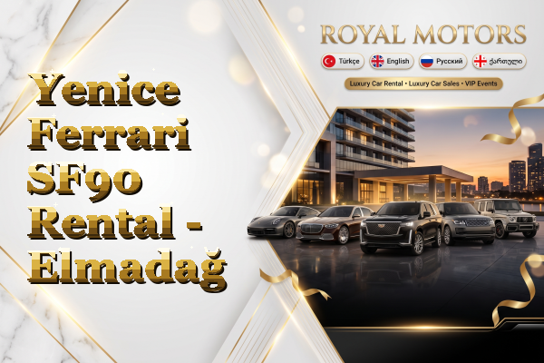 Yenice Ferrari SF90 Rental - Elmadağ