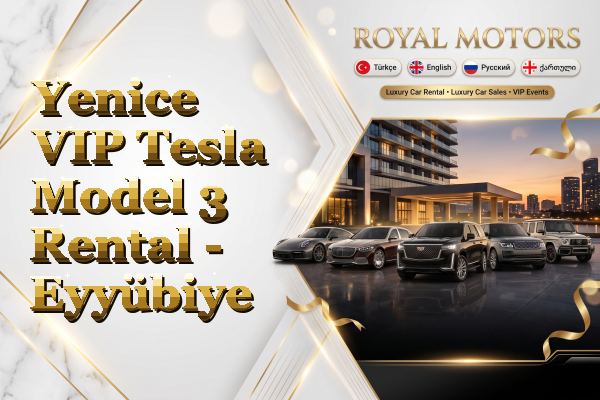 Yenice VIP Tesla Model 3 Rental - Eyyübiye