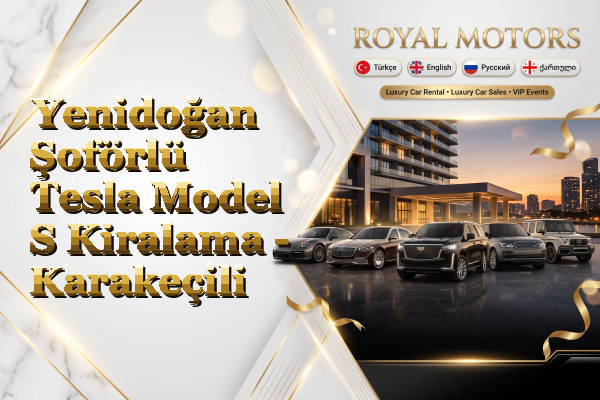 Yenidoğan Şoförlü Tesla Model S Kiralama - Karakeçili
