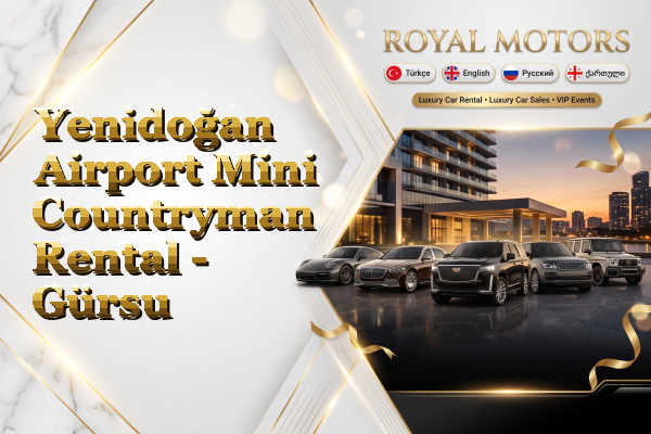 Yenidoğan Airport Mini Countryman Rental - Gürsu