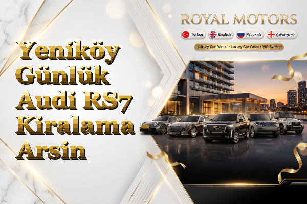 Yeniköy Günlük Audi RS7 Kiralama - Arsin
