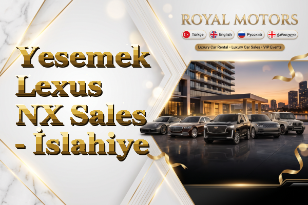 Yesemek Lexus NX Sales - İslahiye