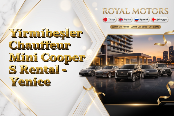 Yirmibeşler Chauffeur Mini Cooper S Rental - Yenice