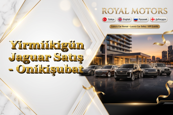 Yirmiikigün Jaguar Satış - Onikişubat