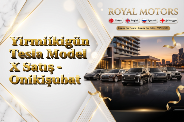 Yirmiikigün Tesla Model X Satış - Onikişubat