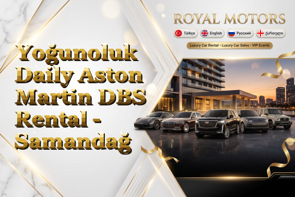 Yoğunoluk Daily Aston Martin DBS Rental - Samandağ