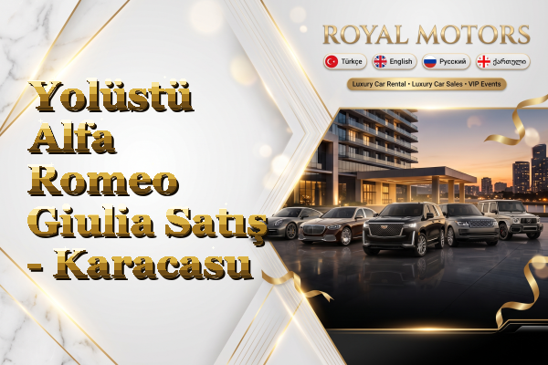 Yolüstü Alfa Romeo Giulia Satış - Karacasu