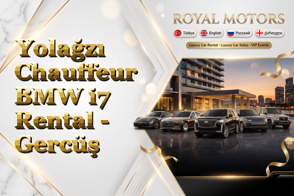 Yolağzı Chauffeur BMW i7 Rental - Gercüş