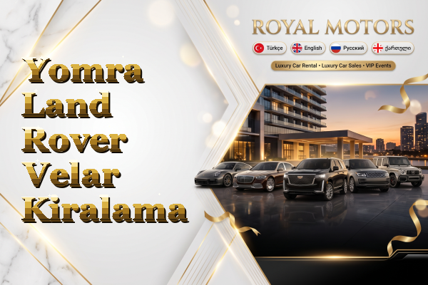Yomra Land Rover Velar Kiralama