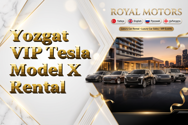 Yozgat VIP Tesla Model X Rental
