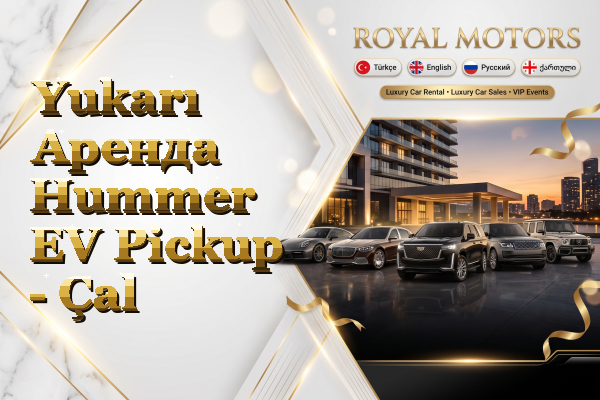 Yukarı Аренда Hummer EV Pickup - Çal