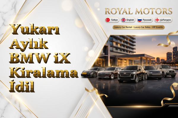 Yukarı Aylık BMW iX Kiralama - İdil