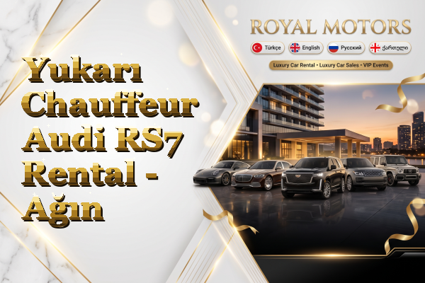 Yukarı Chauffeur Audi RS7 Rental - Ağın