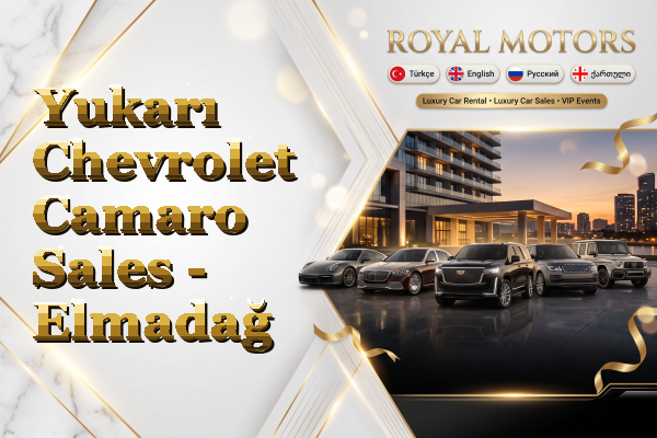 Yukarı Chevrolet Camaro Sales - Elmadağ