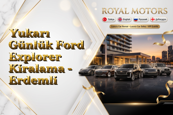 Yukarı Günlük Ford Explorer Kiralama - Erdemli