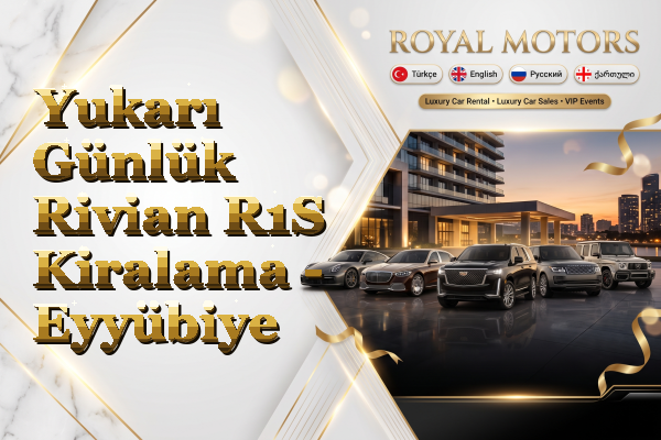 Yukarı Günlük Rivian R1S Kiralama - Eyyübiye