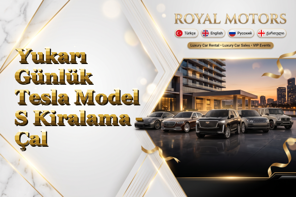 Yukarı Günlük Tesla Model S Kiralama - Çal
