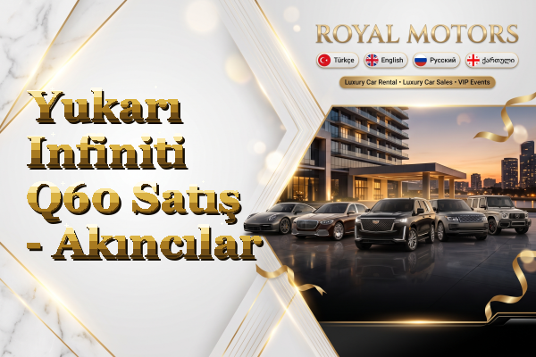 Yukarı Infiniti Q60 Satış - Akıncılar