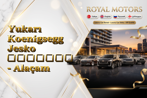 Yukarı Koenigsegg Jesko გაყიდვა - Alaçam