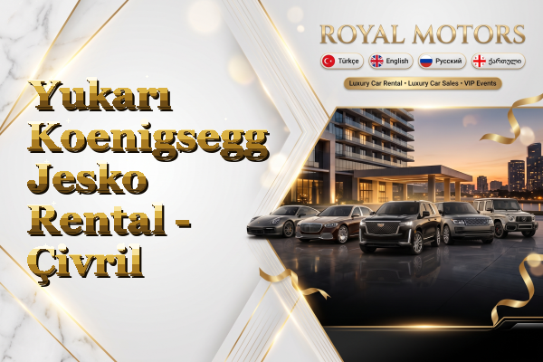Yukarı Koenigsegg Jesko Rental - Çivril