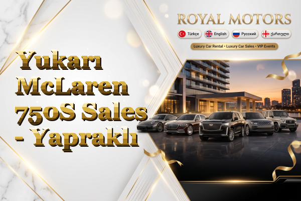Yukarı McLaren 750S Sales - Yapraklı