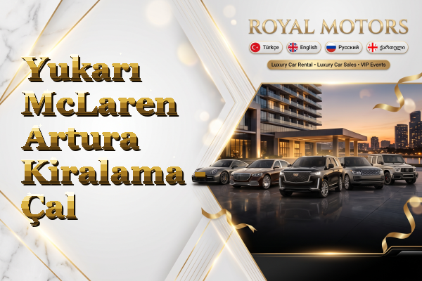 Yukarı McLaren Artura Kiralama - Çal