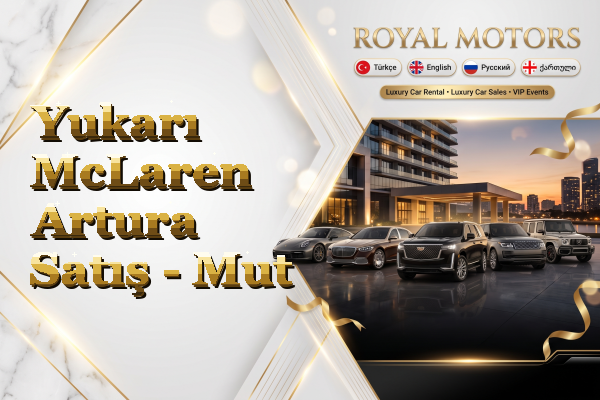 Yukarı McLaren Artura Satış - Mut