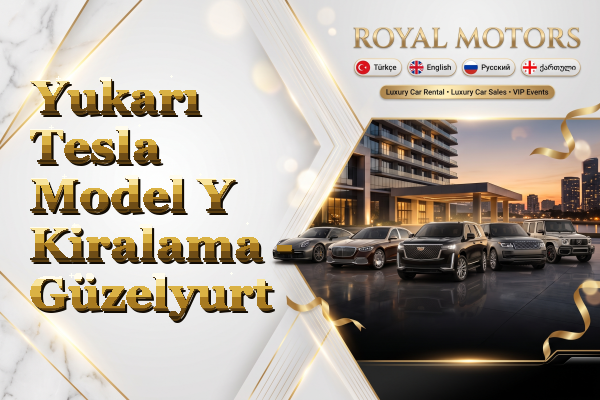 Yukarı Tesla Model Y Kiralama - Güzelyurt