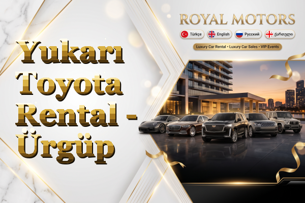 Yukarı Toyota Rental - Ürgüp
