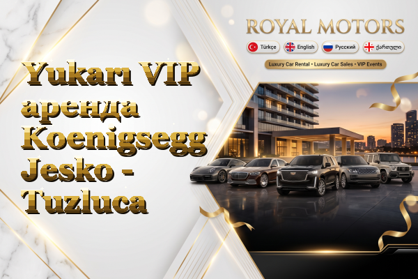 Yukarı VIP аренда Koenigsegg Jesko - Tuzluca