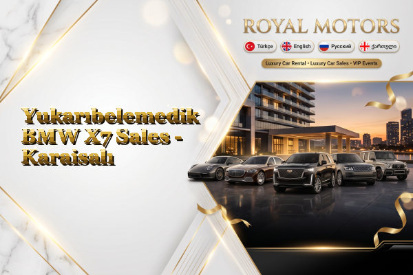 Yukarıbelemedik BMW X7 Sales - Karaisalı