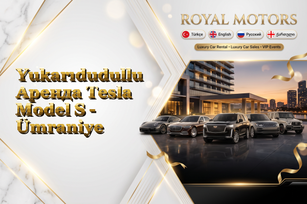 Yukarıdudullu Аренда Tesla Model S - Ümraniye