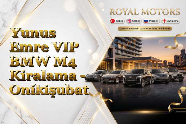 Yunus Emre VIP BMW M4 Kiralama - Onikişubat